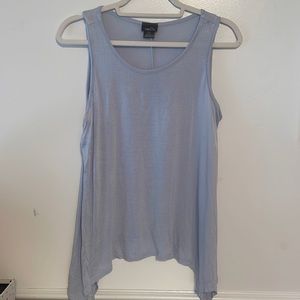 Ice blue tank top size small